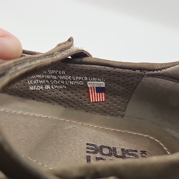 Kalso Earth Shoe Brown Suede Flats with Strap and Sturdy Sole Size 7B - Picture 5 of 8